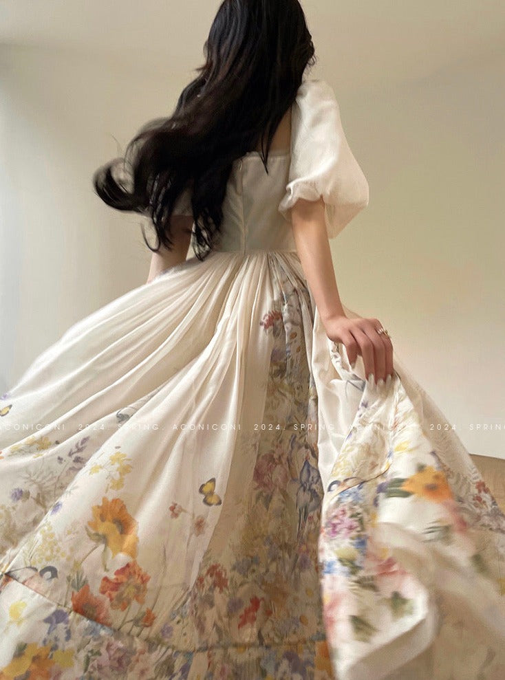 Aconiconi｜Florentia Long Princess Skirt Summer Dress