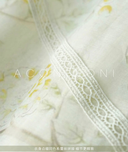 Aconiconi | Wisteria Drift Flowy Summer Dress