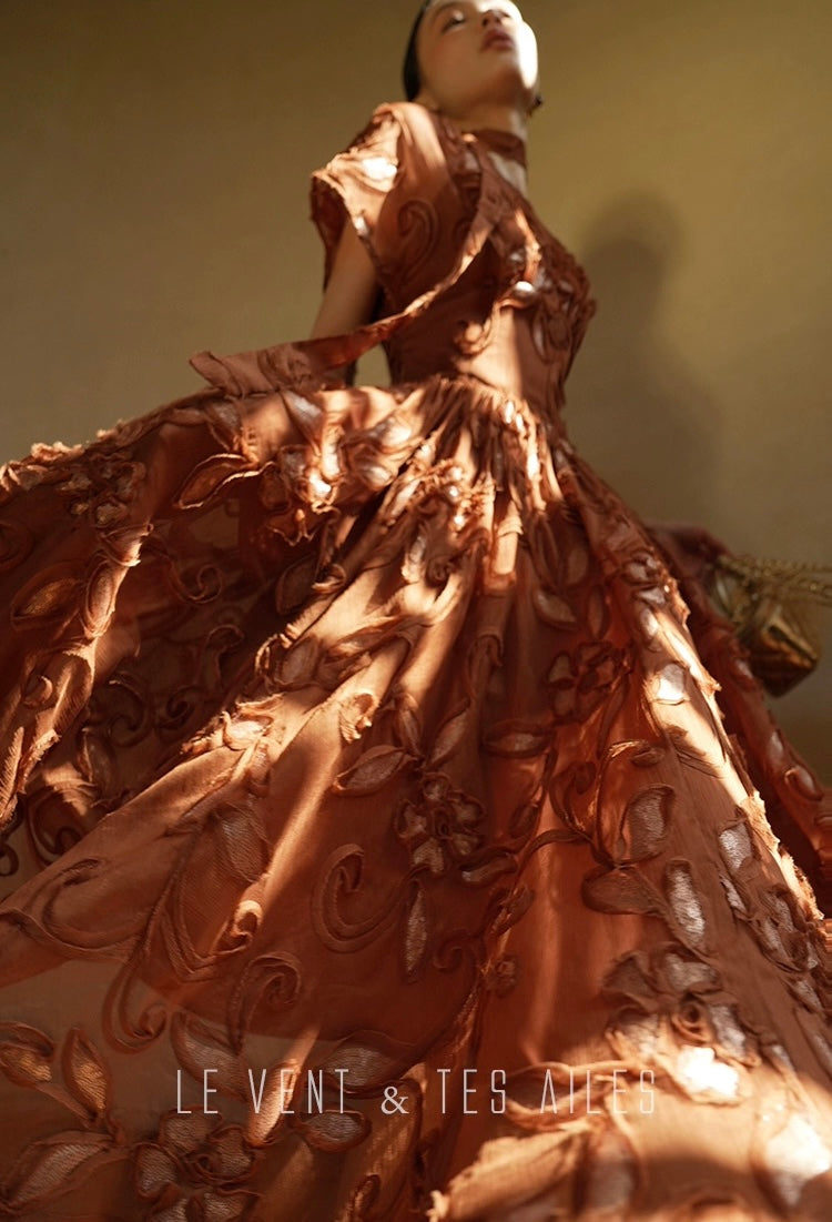 LE VENT & TES AILES | Miel Lumière Evening Dress