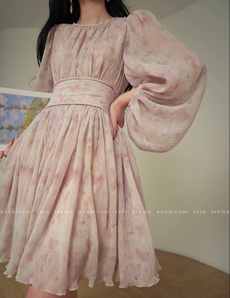 Aconiconi | Blush Reverie Short Dress