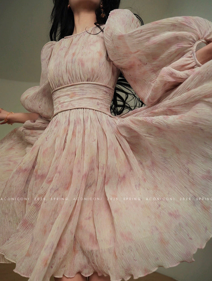 Aconiconi | Blush Reverie Short Dress