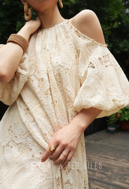 LE VENT & TES AILES | Dawn of Lace Flowy Dress