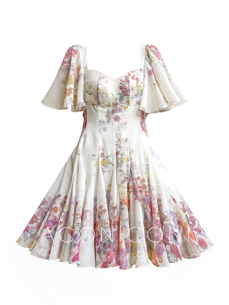 Aconiconi｜Love Flower French Fairy Dress