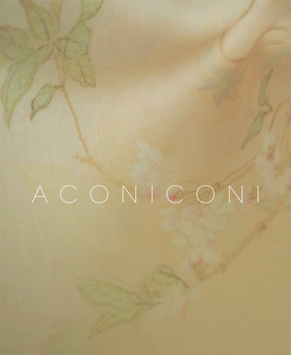 Aconiconi | Soft Sunrise Elegant Flowy Dress