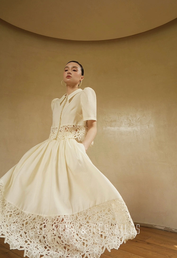 LE VENT & TES AILES | Swan Embrace Skirt Set