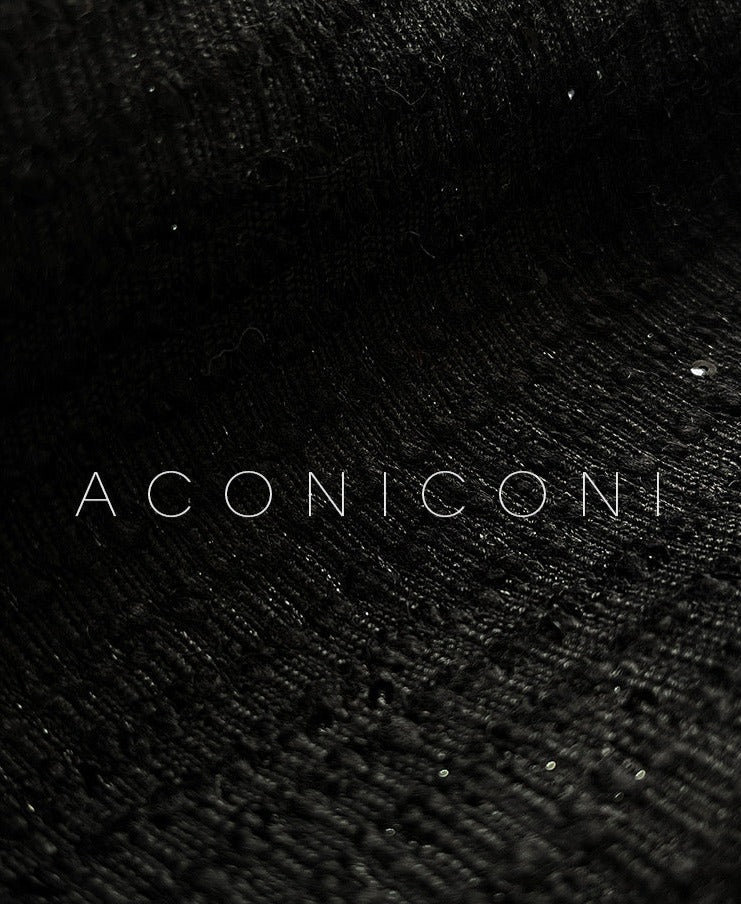 Aconiconi｜Light diamond shimmer wool dress