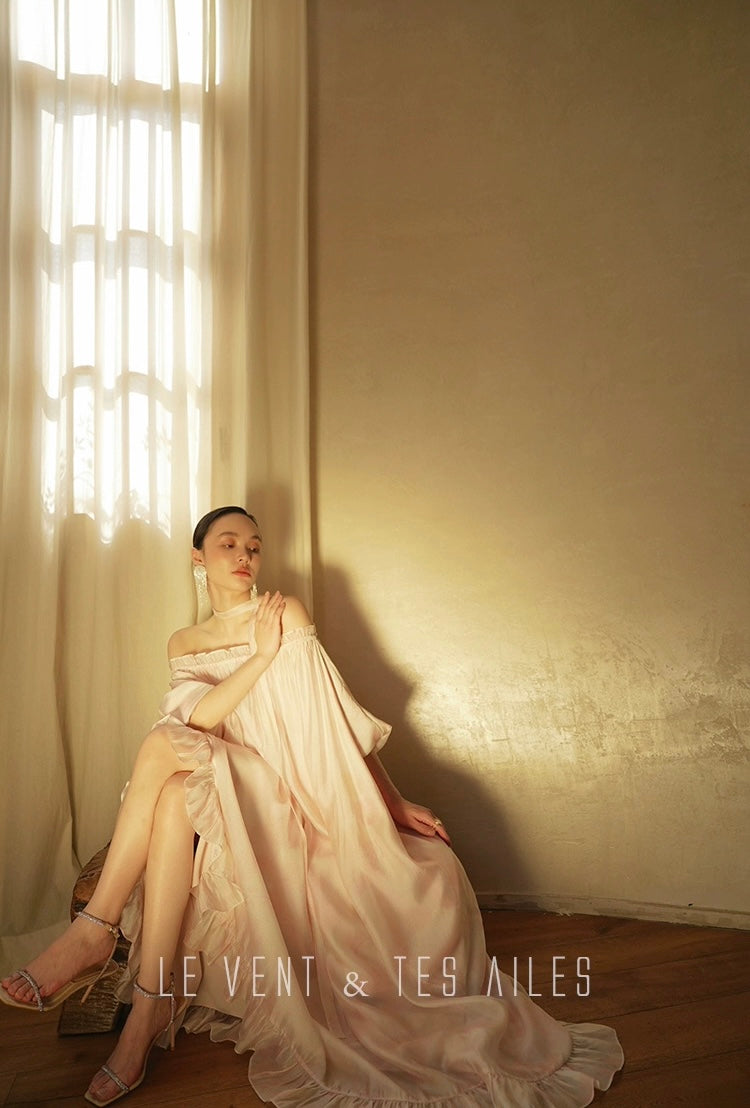 LE VENT & TES AILES | Rosalie Rouge Flowy Dress