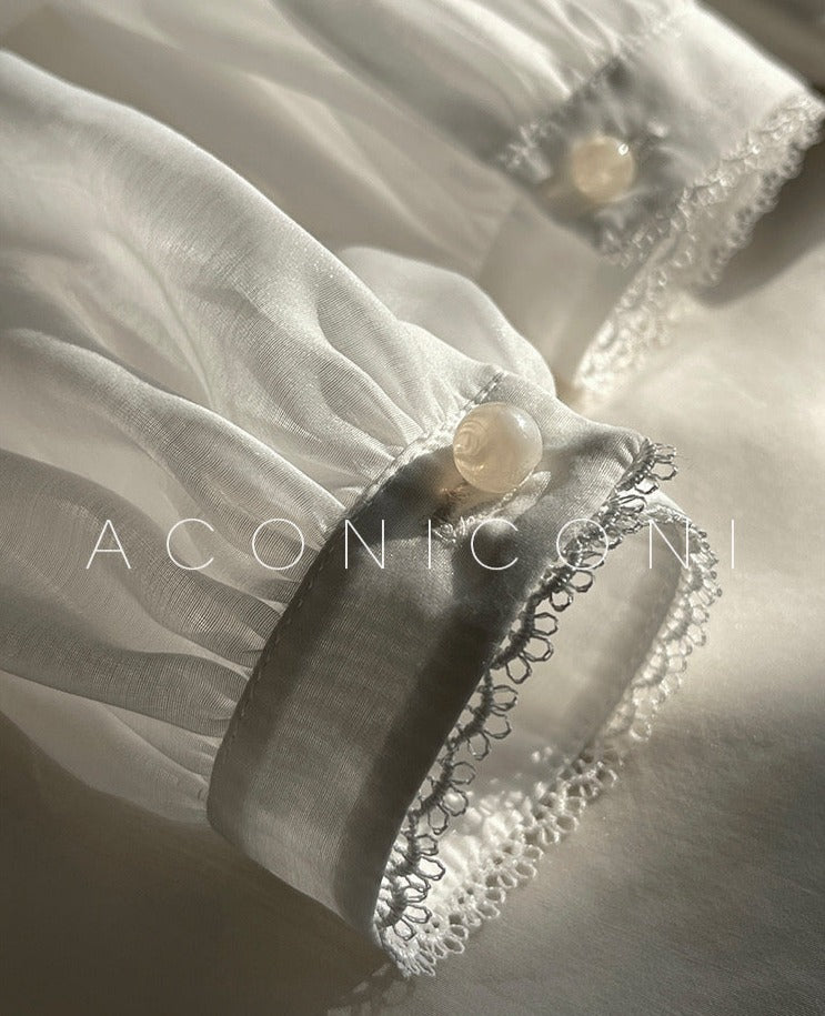 Aconiconi | White Jasmine Luxury Dress