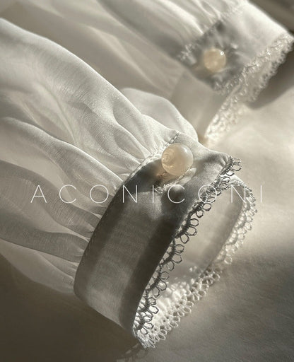 Aconiconi | White Jasmine Luxury Dress