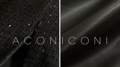 Aconiconi｜Light diamond shimmer wool dress