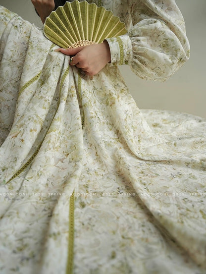 Aconiconi ｜ Sage Romance Summer Dress