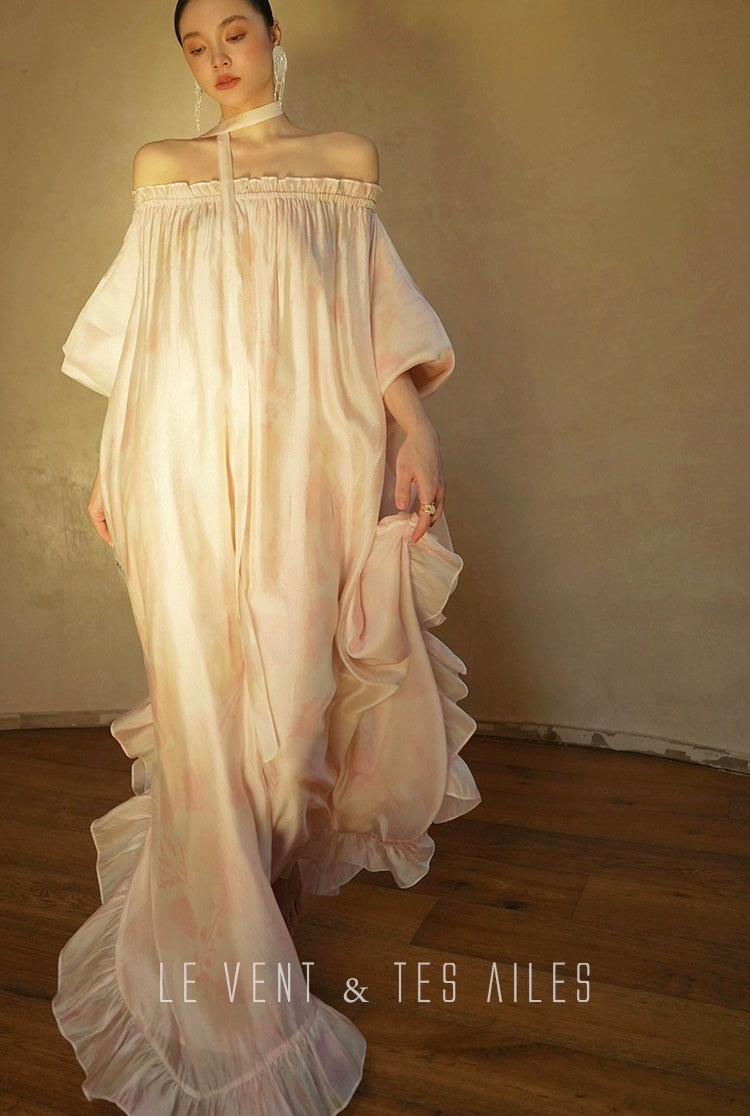 LE VENT & TES AILES | Rosalie Rouge Flowy Dress