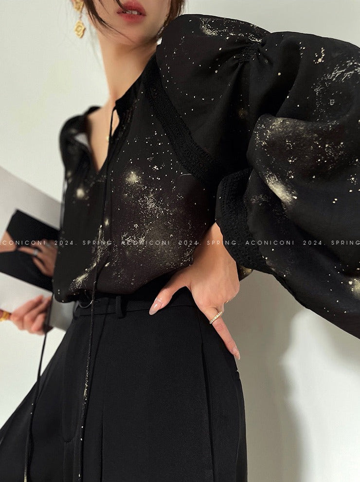 Aconiconi｜Moon Shadow Camellia Skirt Suit