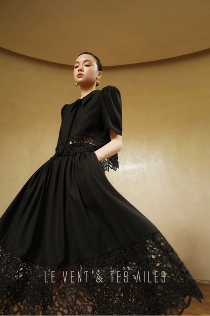 LE VENT & TES AILES | Swan Embrace Skirt Set