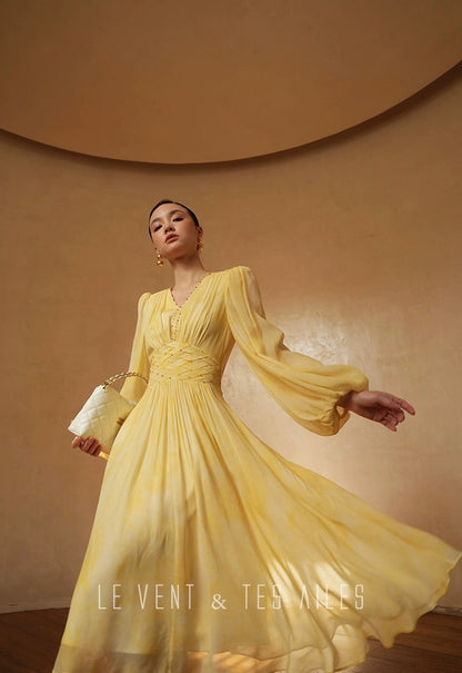 LE VENT & TES AILES | Marigold Muse Long Dress