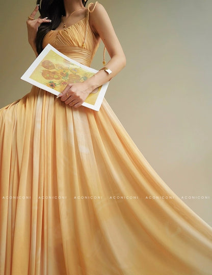 Aconiconi | Saffron Bloom Summer Dress