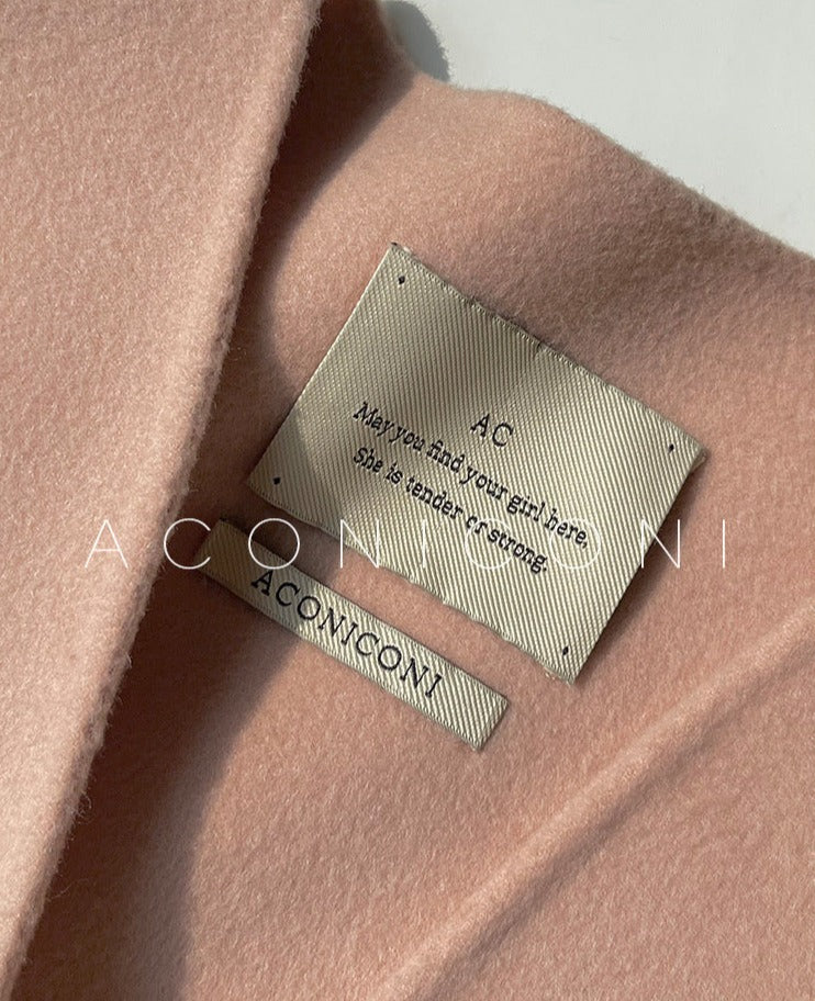 Aconiconi | Soft Lover Double Faced Premium Wool Coat