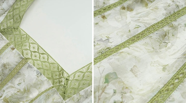 Aconiconi ｜ Sage Romance Summer Dress