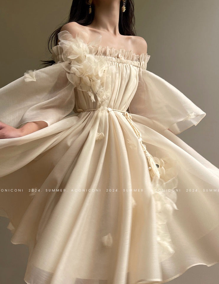 AconiconiMagnolia Off-Shoulder Fairy Dress The Lunaria AconiconiMagnolia Off-Shoulder Fairy Dress The Lunaria