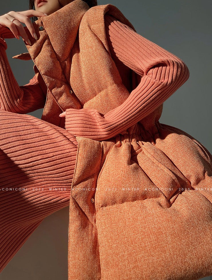 Aconiconi | Puff Sleeveless Winter Jacket