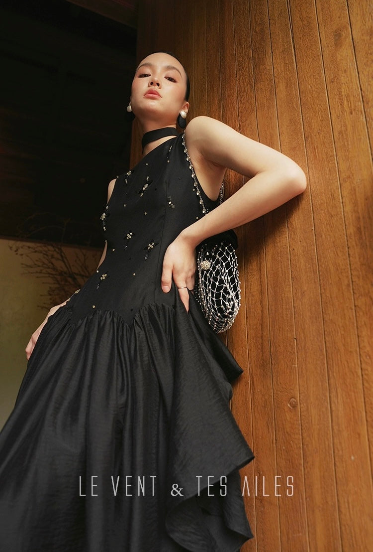 LE VENT & TES AILES | Noir Désir Evening Dress