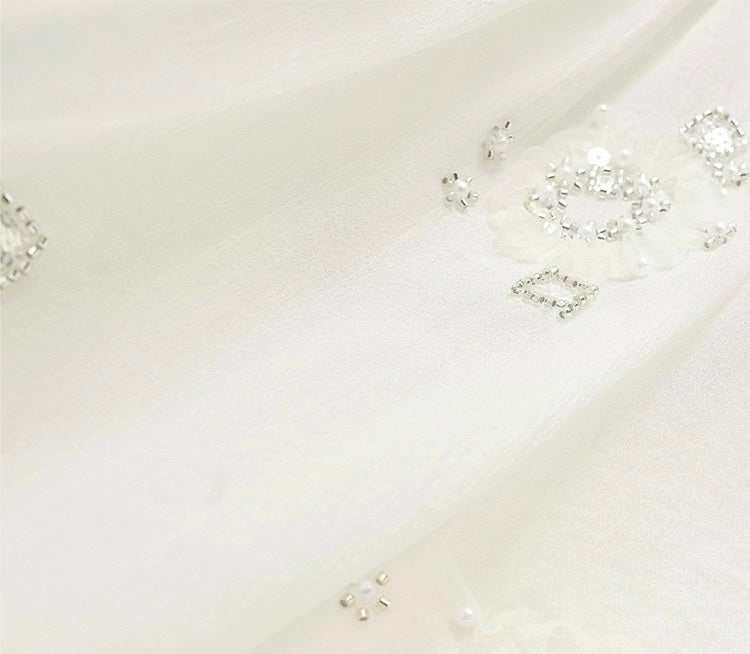 LE VENT & TES AILES | Étoile Blanche Elegant Skirt Set