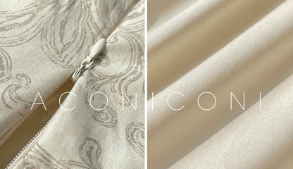 Aconiconi｜Lila Luxe Retro Style Summer Dress