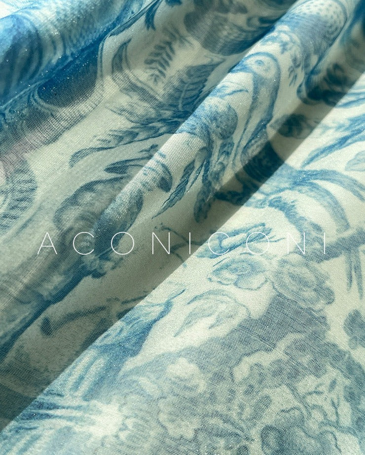 Aconiconi｜Blue Ocean Whisper fairy Dress