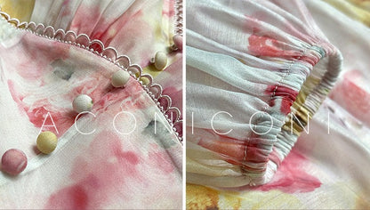 Aconiconi｜Yutang High-End Flowy Dress