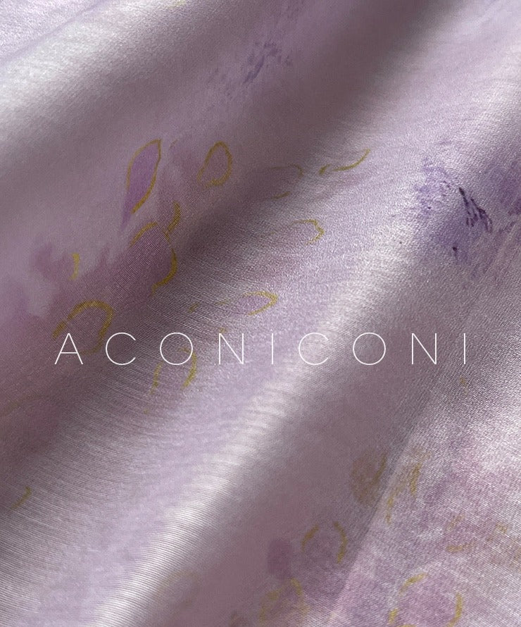 Purple Garden Cloud Romantic Dress