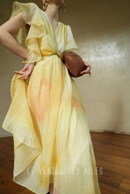 LE VENT & TES AILES | Amber Bloom Flowy Dress