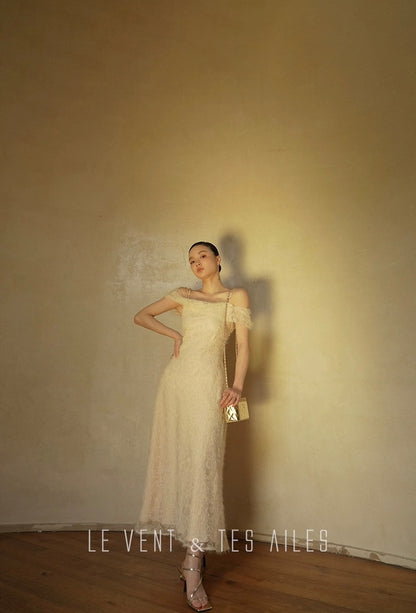 LE VENT & TES AILES | Vienna Whisper Off Shoulder Dress