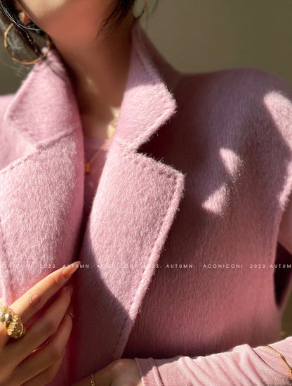 Aconiconi｜Fench long Wool Coat