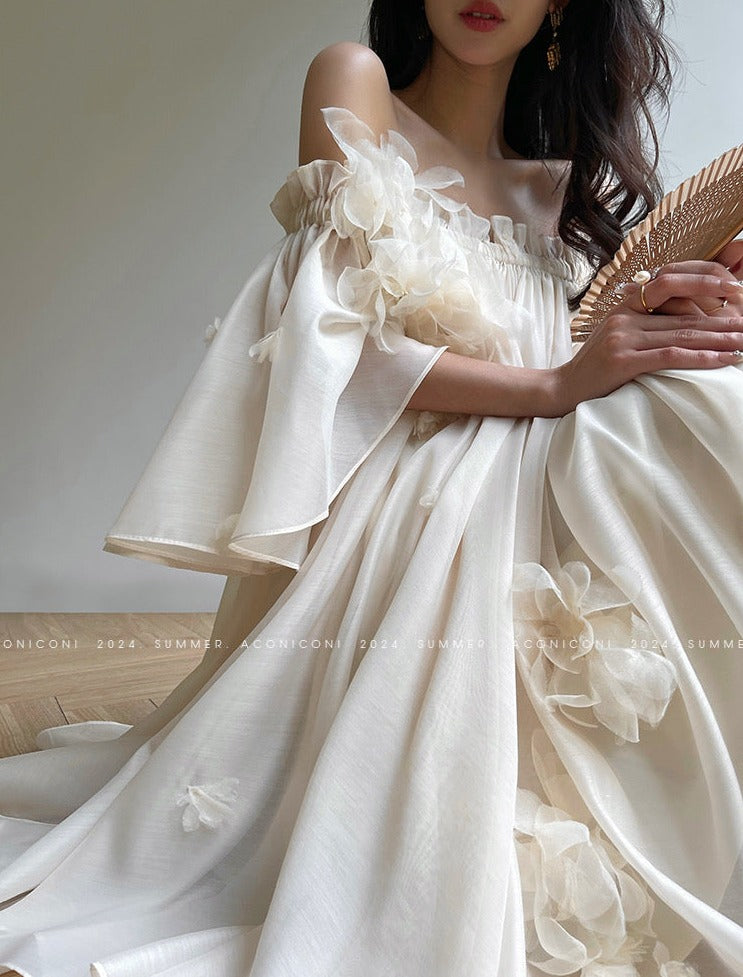 AconiconiMagnolia Off-Shoulder Fairy Dress The Lunaria AconiconiMagnolia Off-Shoulder Fairy Dress The Lunaria