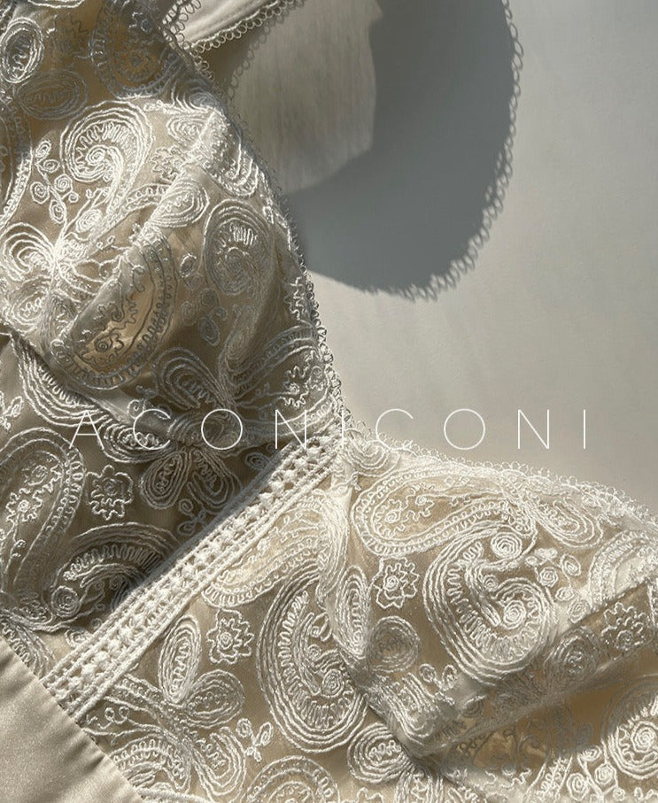 Aconiconi | White Jasmine Luxury Dress