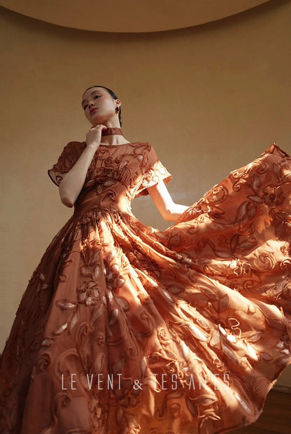 LE VENT & TES AILES | Miel Lumière Evening Dress