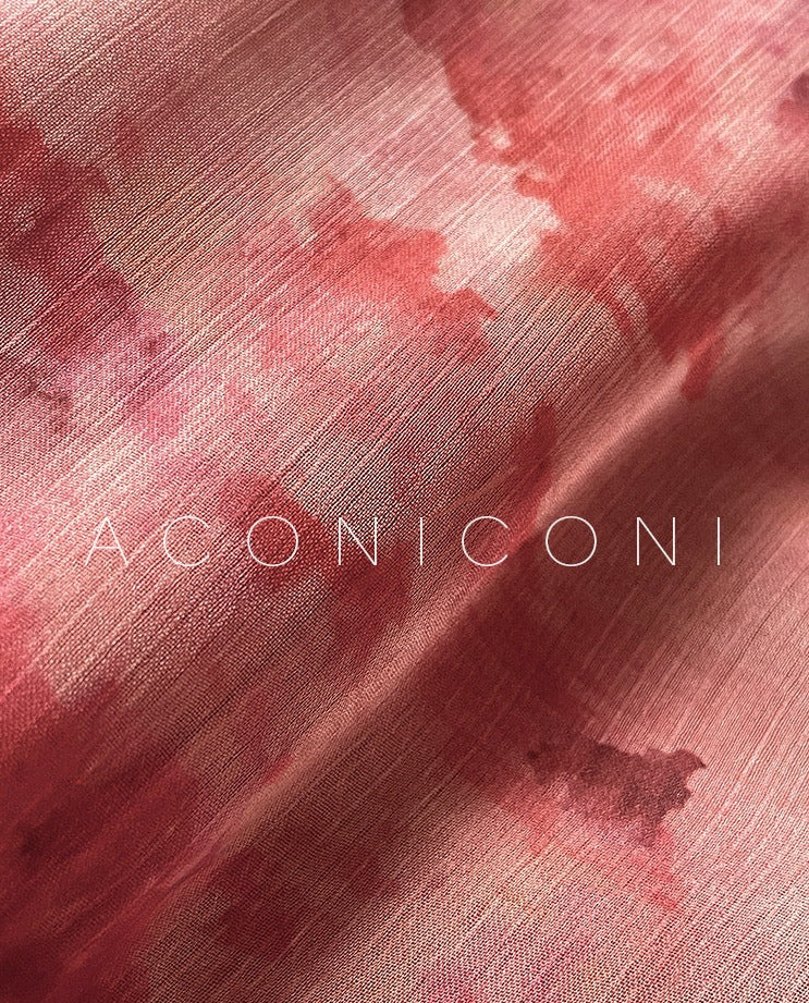 Aconiconi | Vivid Floral V-neck Ruffle Dress