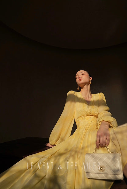 LE VENT & TES AILES | Marigold Muse Long Dress
