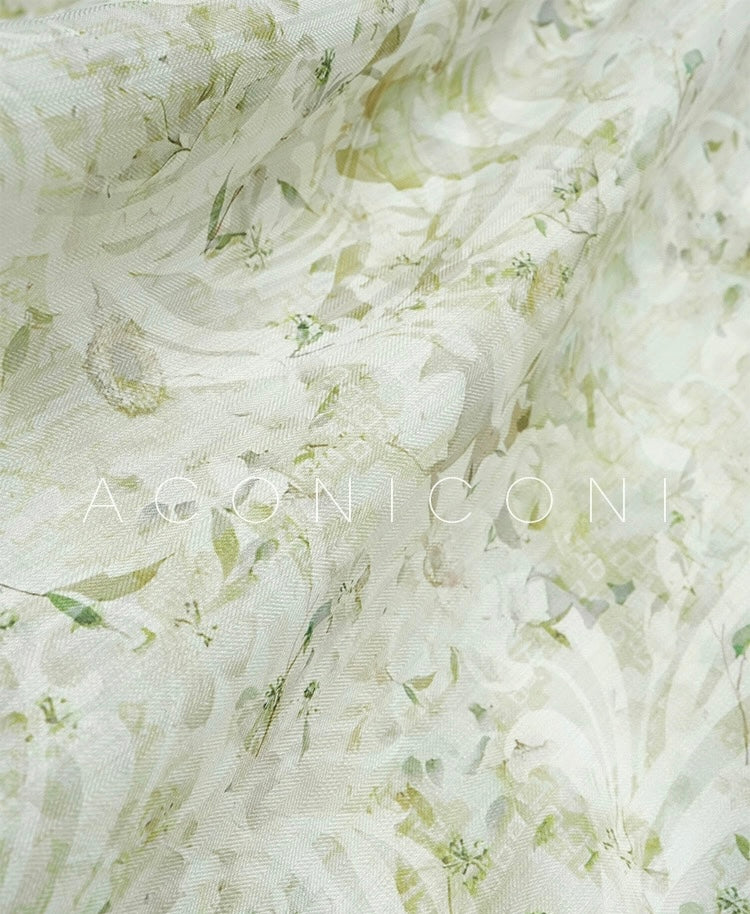 Aconiconi ｜ Sage Romance Summer Dress