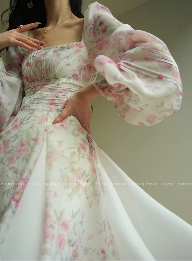 Aconiconi ｜Sweet Amelie Short Dress