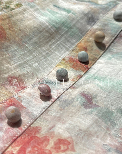 Aconiconi｜Calantha Puff Short-Sleeve Dress