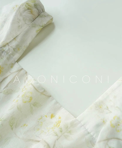 Aconiconi | Wisteria Drift Flowy Summer Dress