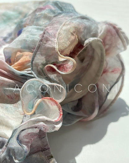 Aconiconi｜Calantha Puff Short-Sleeve Dress