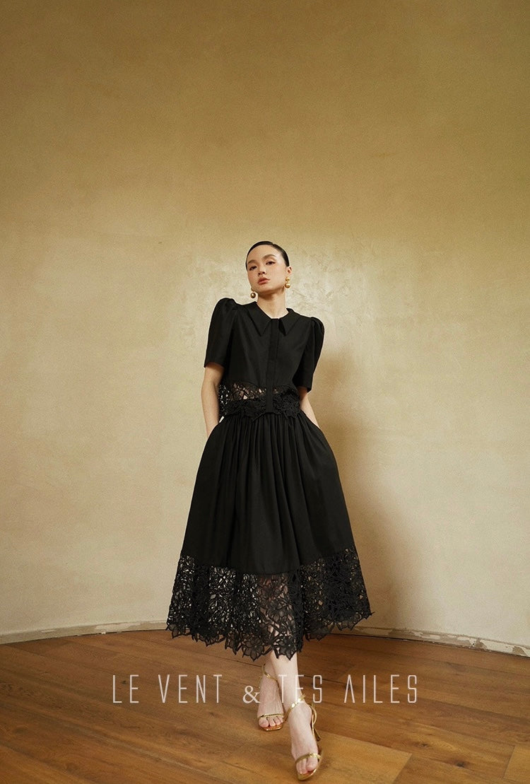 LE VENT & TES AILES | Swan Embrace Skirt Set