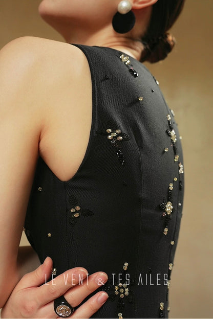 LE VENT & TES AILES | Noir Désir Evening Dress