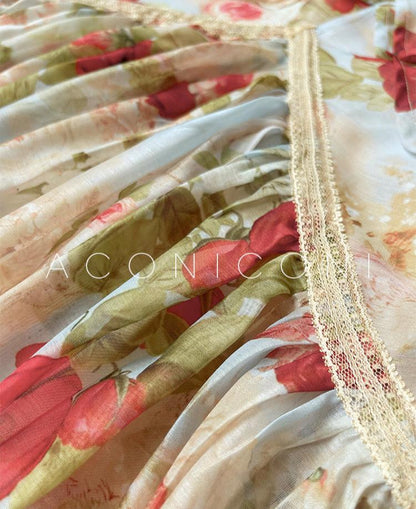 Misty Rose Long Sleeve Long Dress