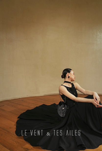 LE VENT & TES AILES | Noir Désir Evening Dress
