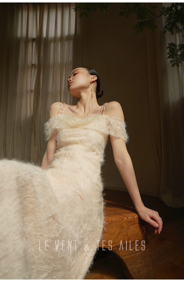 LE VENT & TES AILES | Vienna Whisper Off Shoulder Dress