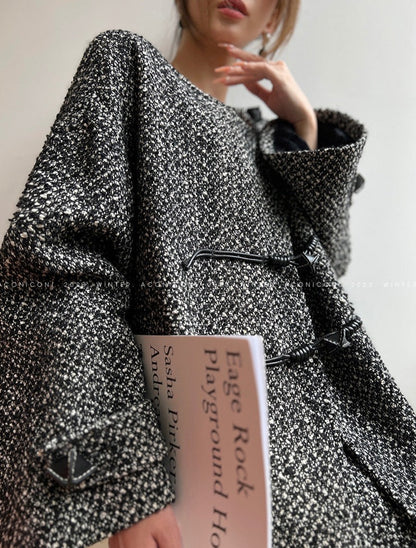 Aconiconi｜Secret Fragrance Tweed wool Skirt Suit