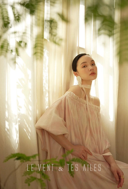 LE VENT & TES AILES | Rosalie Rouge Flowy Dress